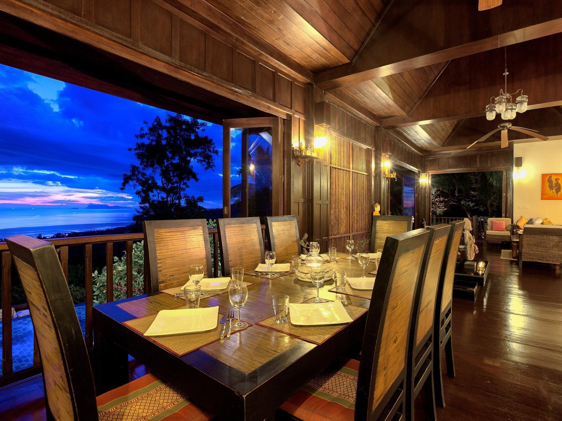 Villa Thai Teak - Panoramic Sea & Sunset Views Szamuj-sziget Kültér fotó